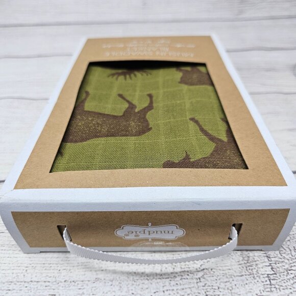 New in box Mudpie‎ Muslin Swaddle Blankets Set of 3 - Picture 3 of 8